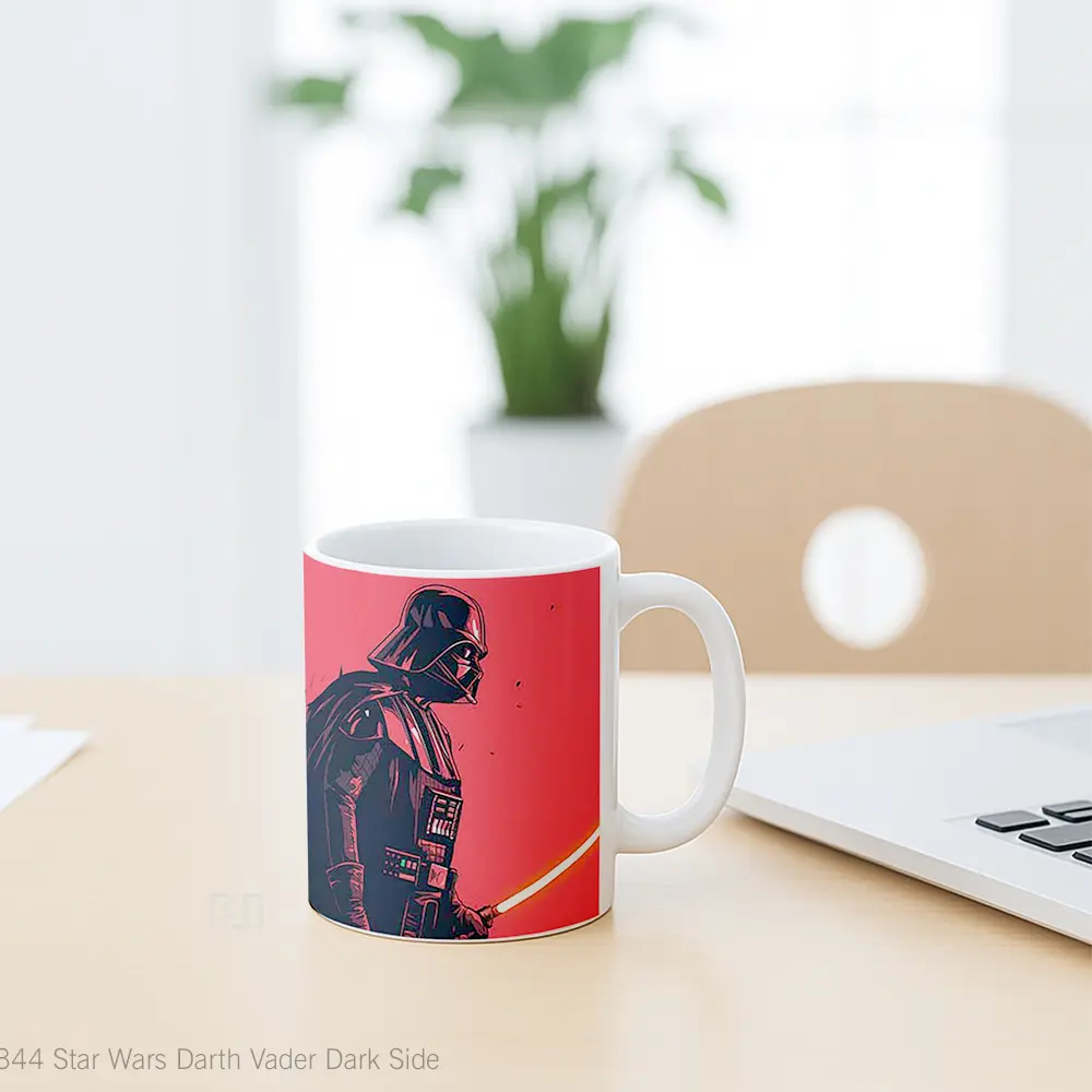 Mug Star Wars Darth Vader Dark Side Gelas Keramik Desain Unik - All-side / Desain