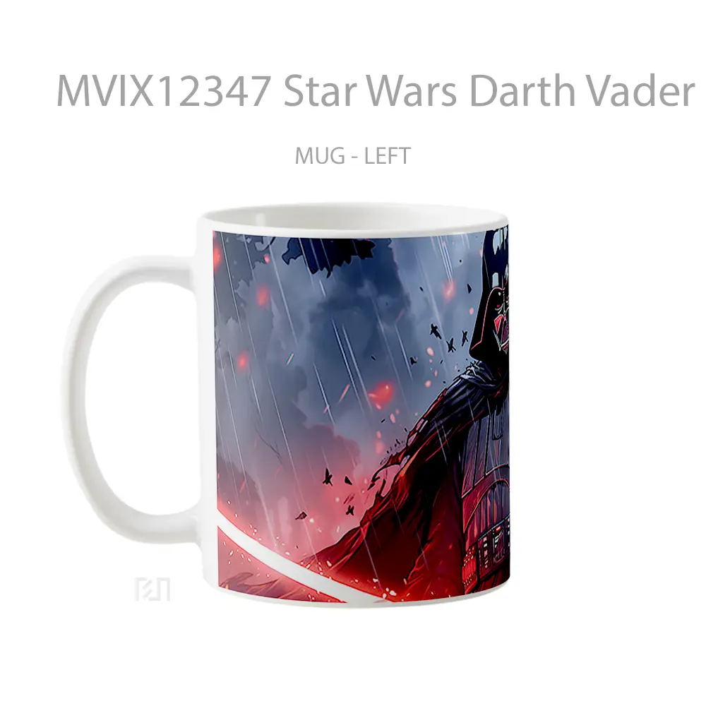 Mug Star Wars Darth Vader In The Rain Gelas Keramik Desain Unik - All-side / Desain