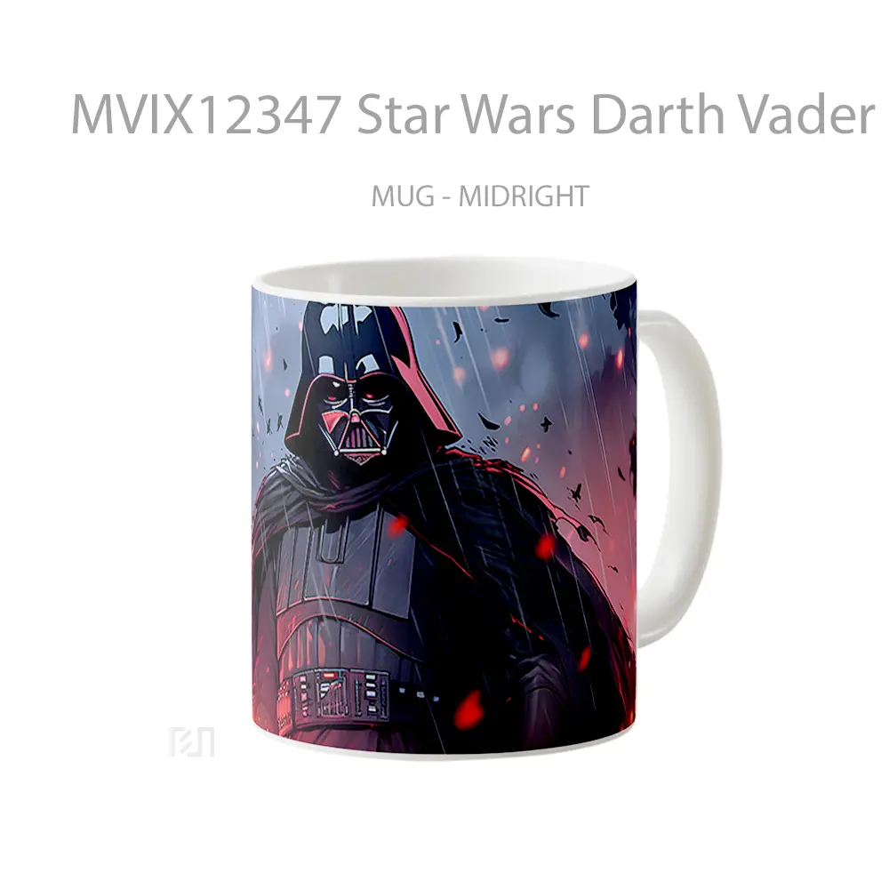 Mug Star Wars Darth Vader In The Rain Gelas Keramik Desain Unik - All-side / Desain
