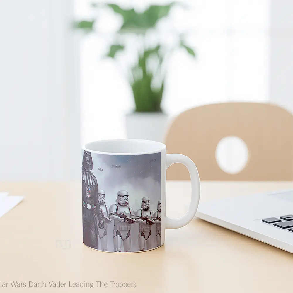 Mug Star Wars Darth Vader Leading The Troopers Gelas Keramik Desain Unik - All-side / Desain