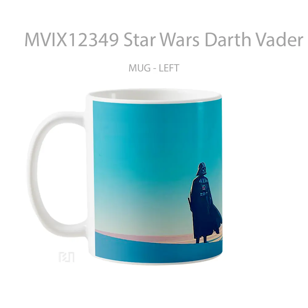 Mug Star Wars Darth Vader Silhouette Mug Aesthetic Koleksi Spesial - All-side / Desain