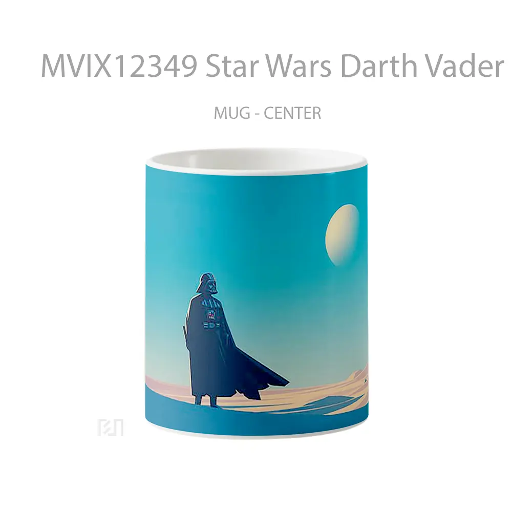 Mug Star Wars Darth Vader Silhouette Mug Aesthetic Koleksi Spesial