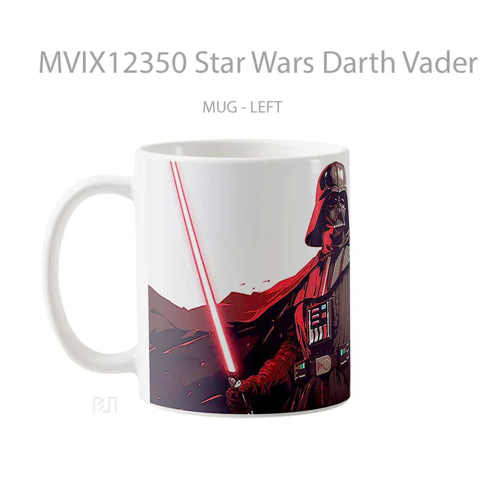 Mug Star Wars Darth Vader Sith Lord Red Lightsaber Hadiah Lucu dan Menarik - All-side / Desain