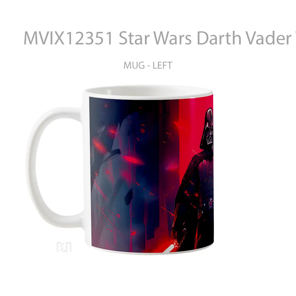 Mug Star Wars Darth Vader With Lightsaber Dark Gelas Keramik Desain Unik - All-side / Desain