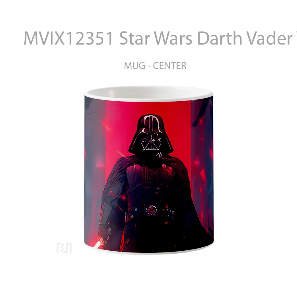 Mug Star Wars Darth Vader With Lightsaber Dark Gelas Keramik Desain Unik