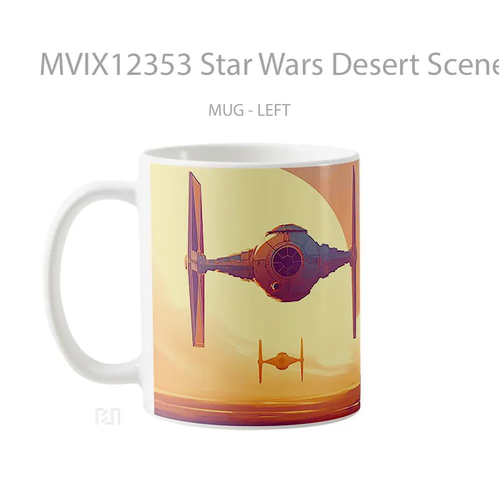 Mug Star Wars Desert Scene Koleksi Mug Limited Edition - All-side / Desain