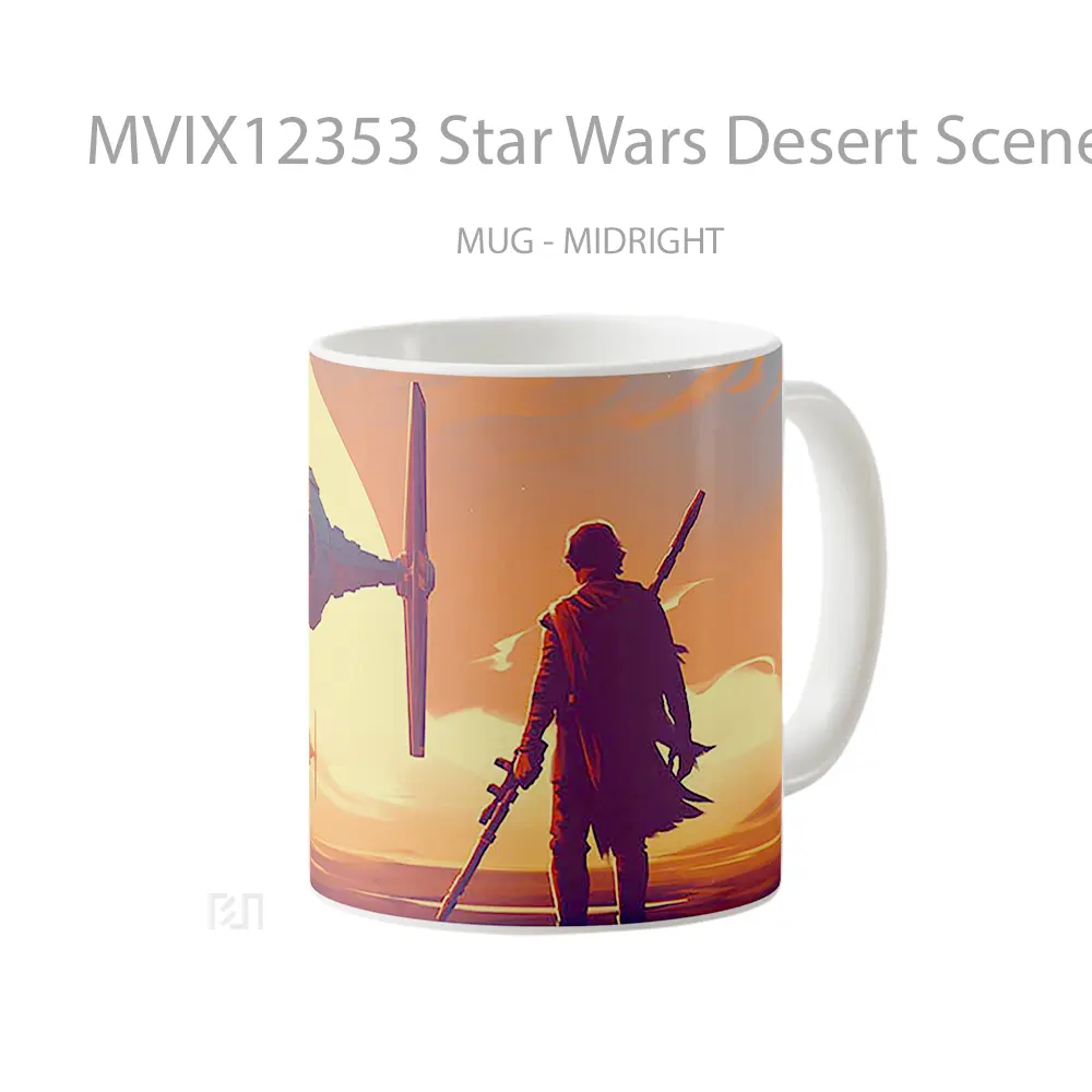 Mug Star Wars Desert Scene Koleksi Mug Limited Edition - All-side / Desain