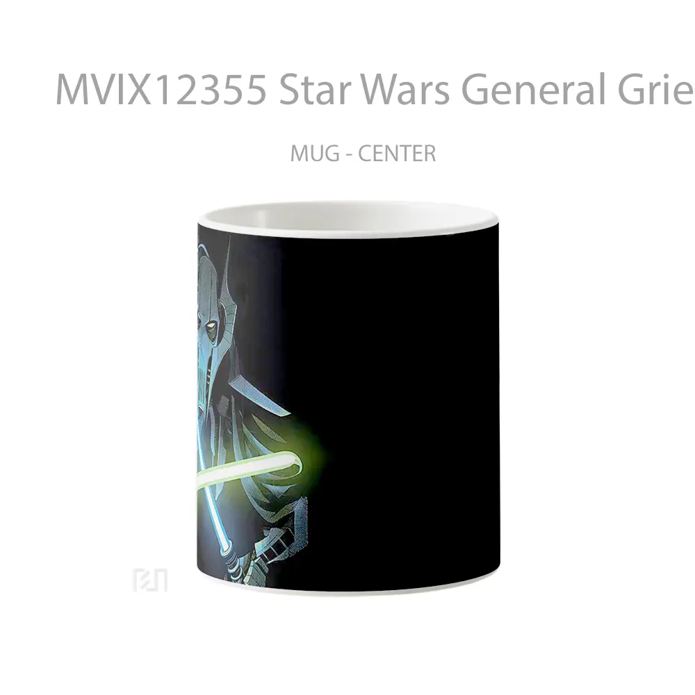 Mug Star Wars General Grievous Black Hadiah Lucu dan Menarik