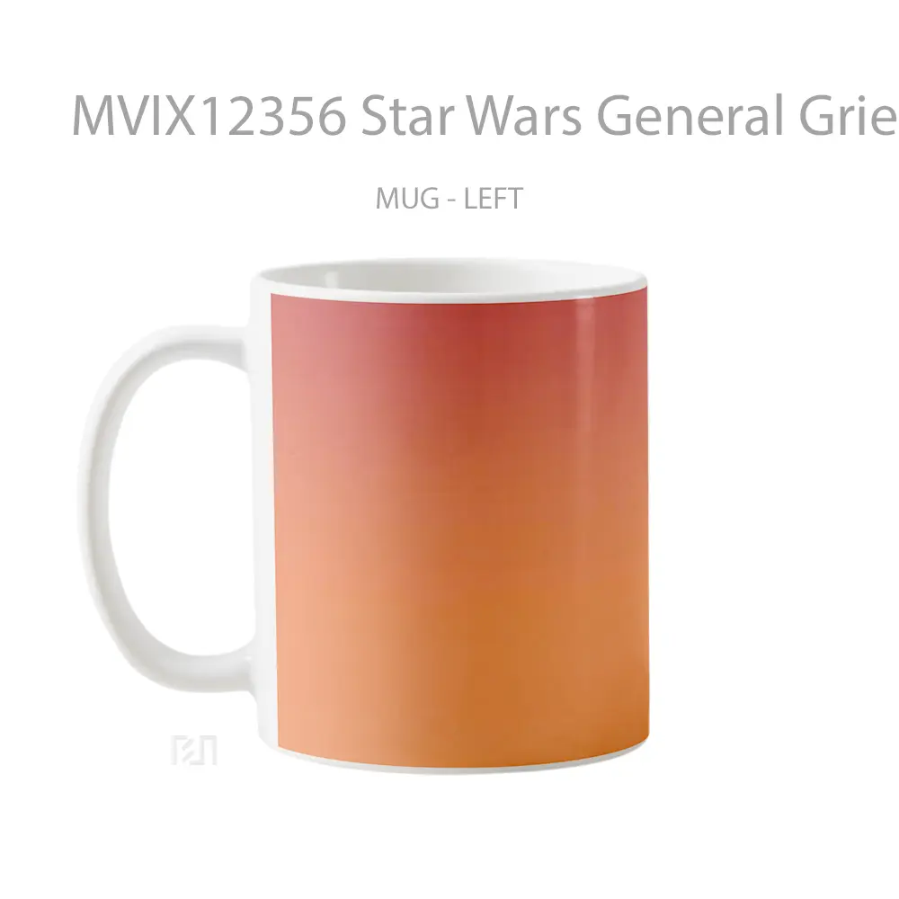 Mug Star Wars General Grievous Minimalist Hadiah Lucu dan Menarik - All-side / Desain