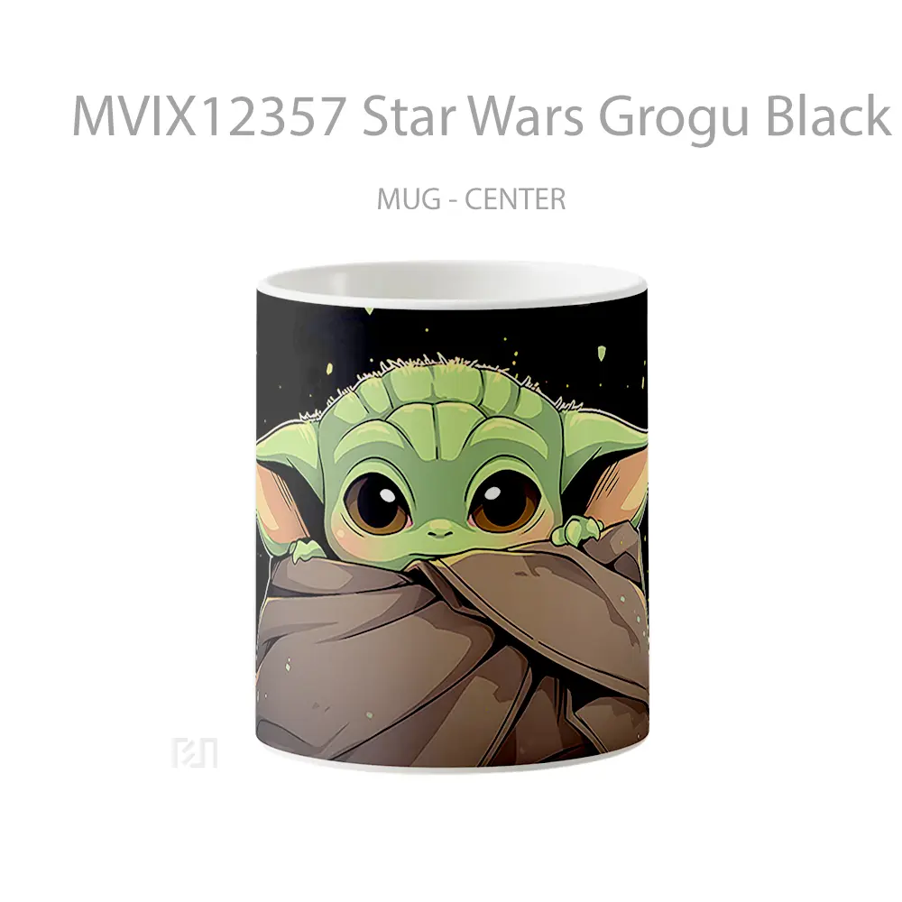 Mug Star Wars Grogu Black Koleksi Mug Limited Edition