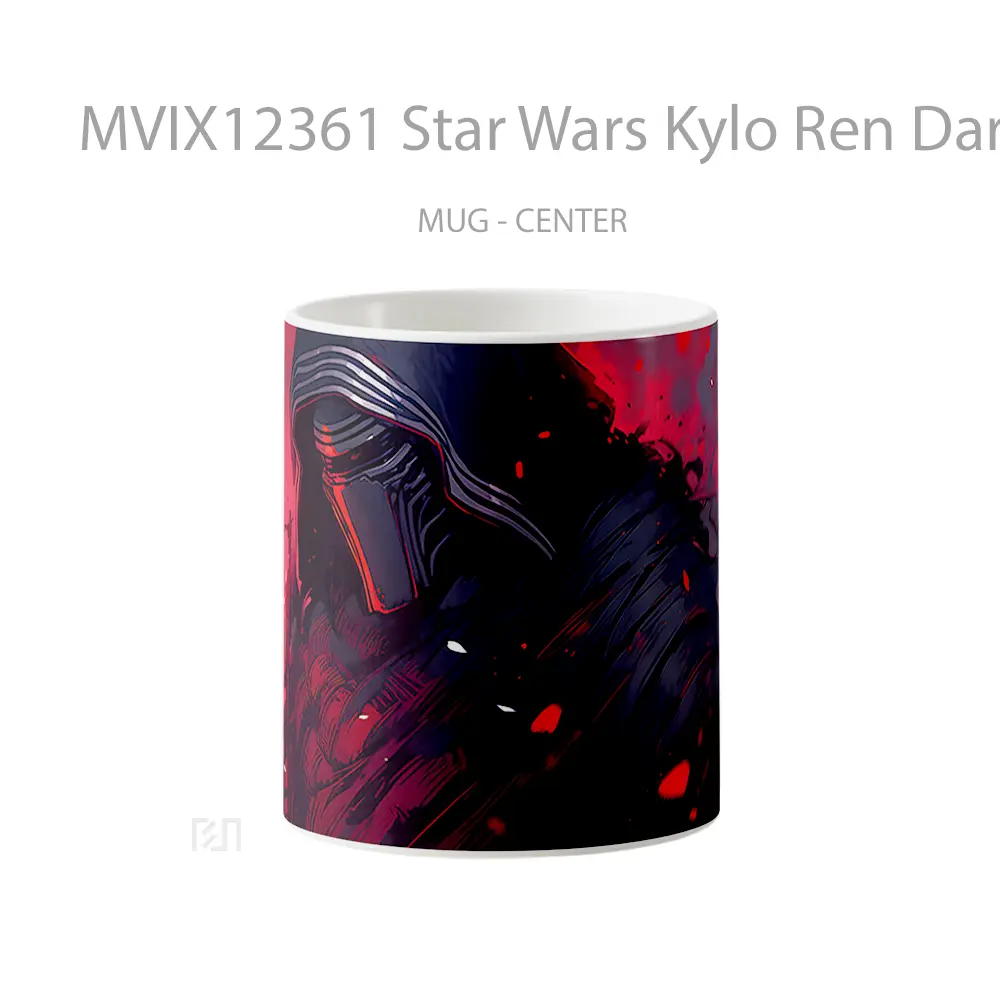 Mug Star Wars Kylo Ren Dark Red Mug Aesthetic Koleksi Spesial
