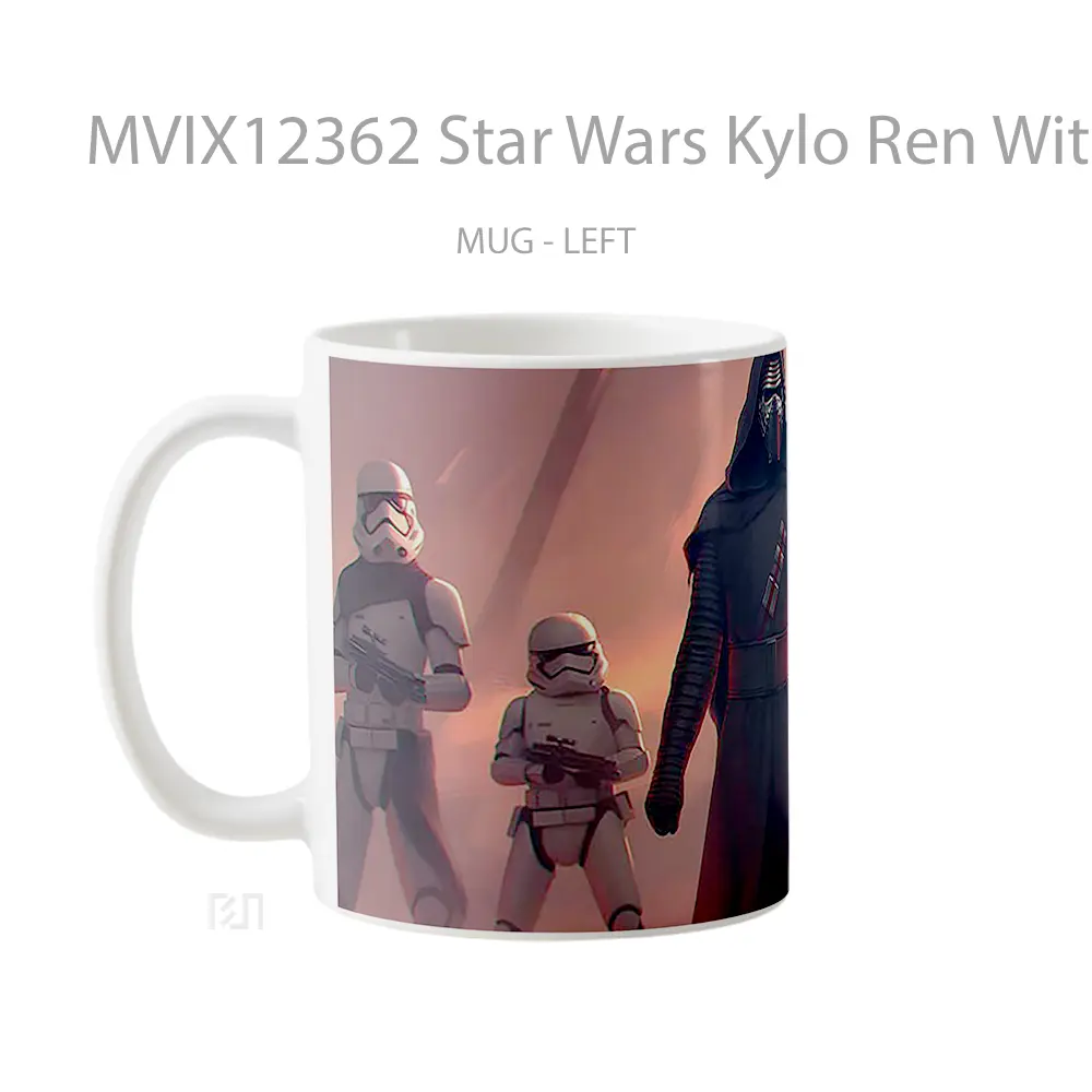 Mug Star Wars Kylo Ren With Stormtroopers Gelas Keramik Desain Unik - All-side / Desain