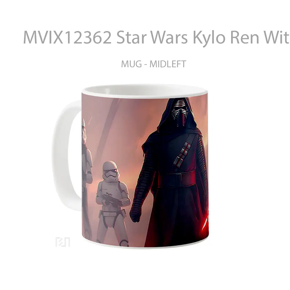 Mug Star Wars Kylo Ren With Stormtroopers Gelas Keramik Desain Unik - All-side / Desain