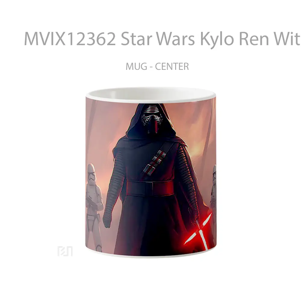 Mug Star Wars Kylo Ren With Stormtroopers Gelas Keramik Desain Unik