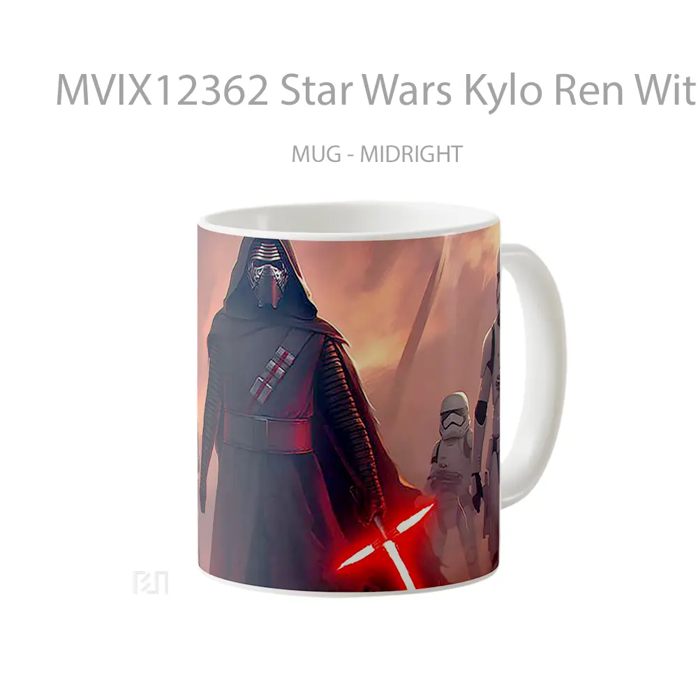 Mug Star Wars Kylo Ren With Stormtroopers Gelas Keramik Desain Unik - All-side / Desain