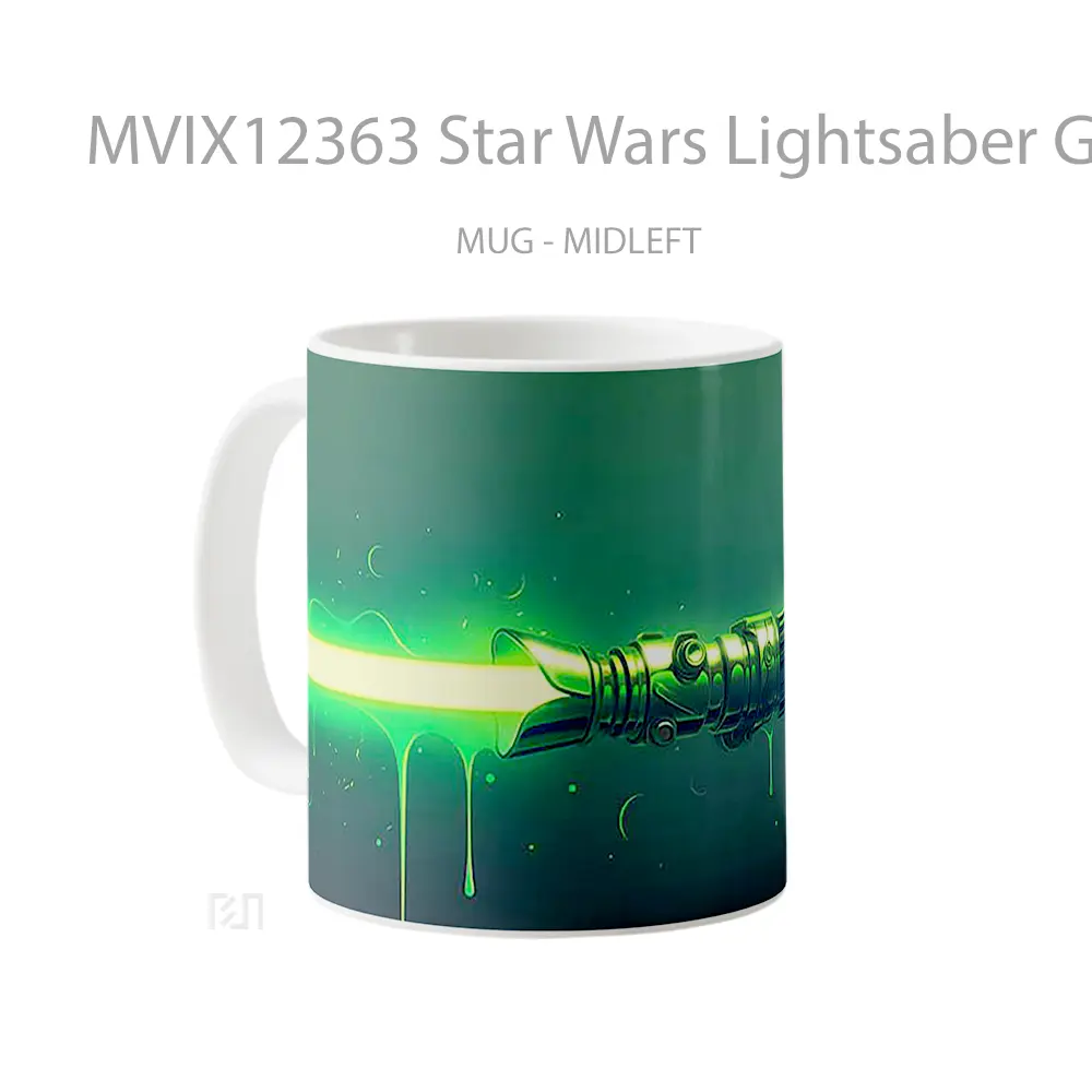 Mug Star Wars Lightsaber Glowing Blade Mug Aesthetic Koleksi Spesial - All-side / Desain