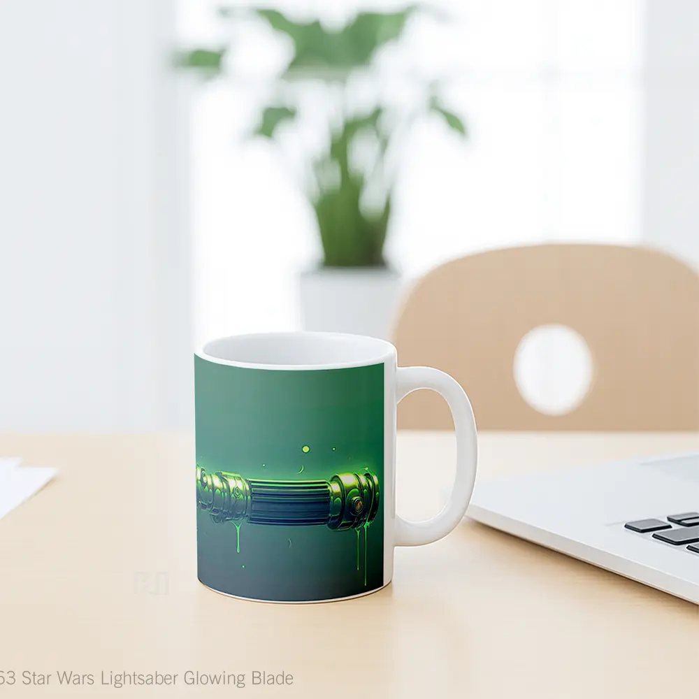 Mug Star Wars Lightsaber Glowing Blade Mug Aesthetic Koleksi Spesial - All-side / Desain