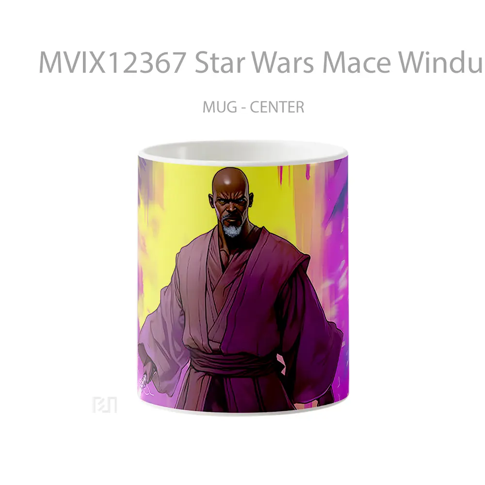 Mug Star Wars Mace Windu Purple Mug Aesthetic Koleksi Spesial