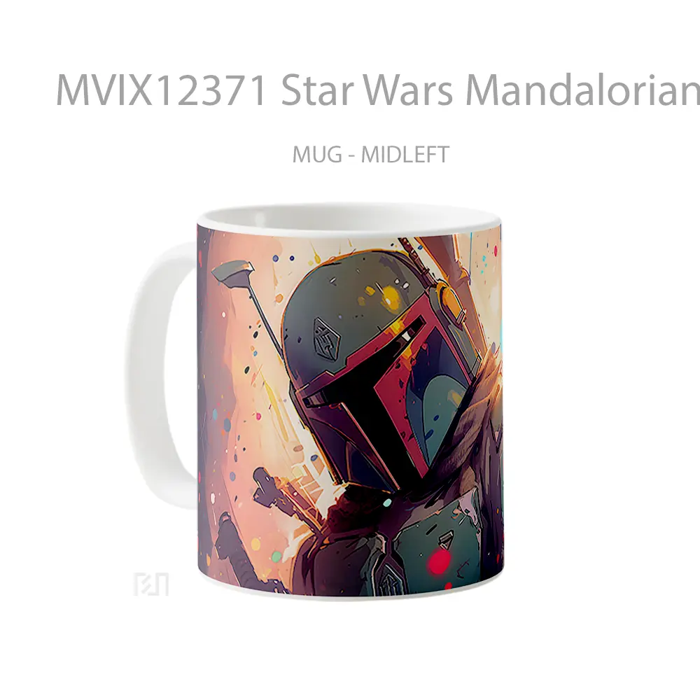 Mug Star Wars Mandalorian Epic Koleksi Mug Limited Edition - All-side / Desain