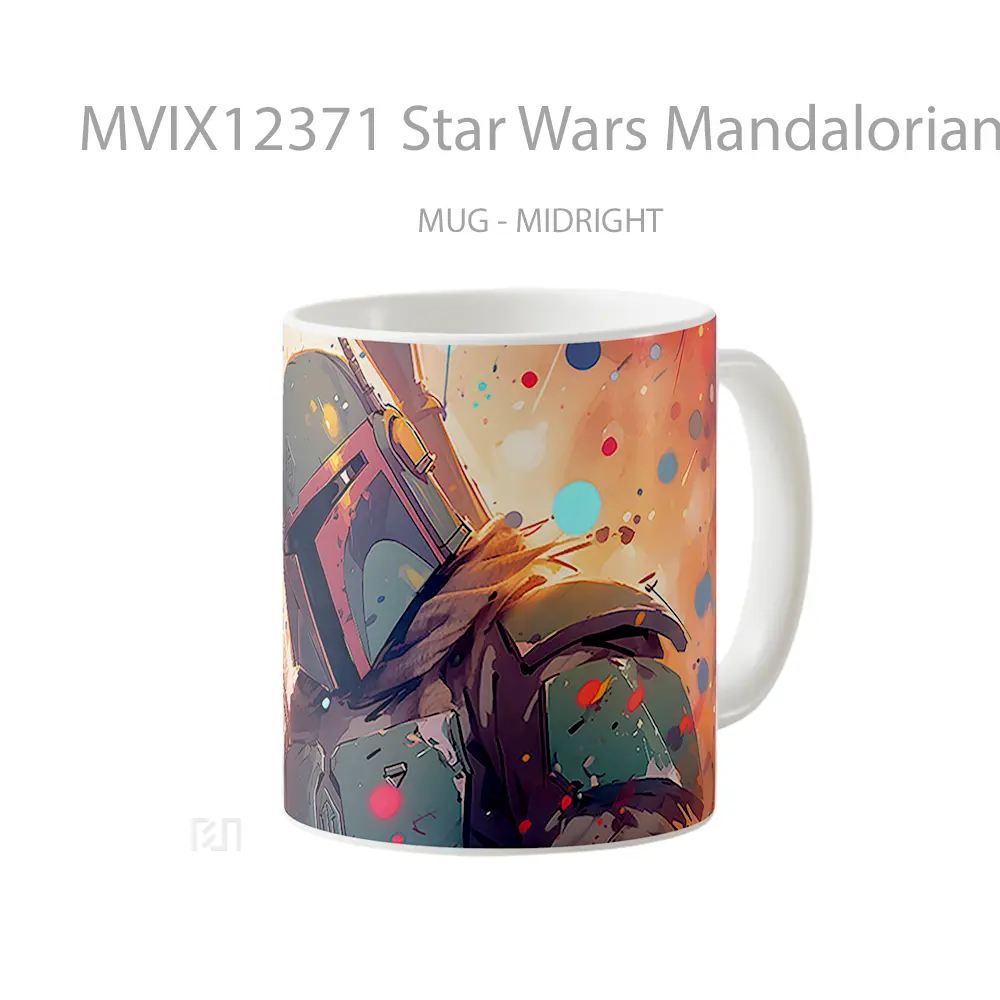 Mug Star Wars Mandalorian Epic Koleksi Mug Limited Edition - All-side / Desain
