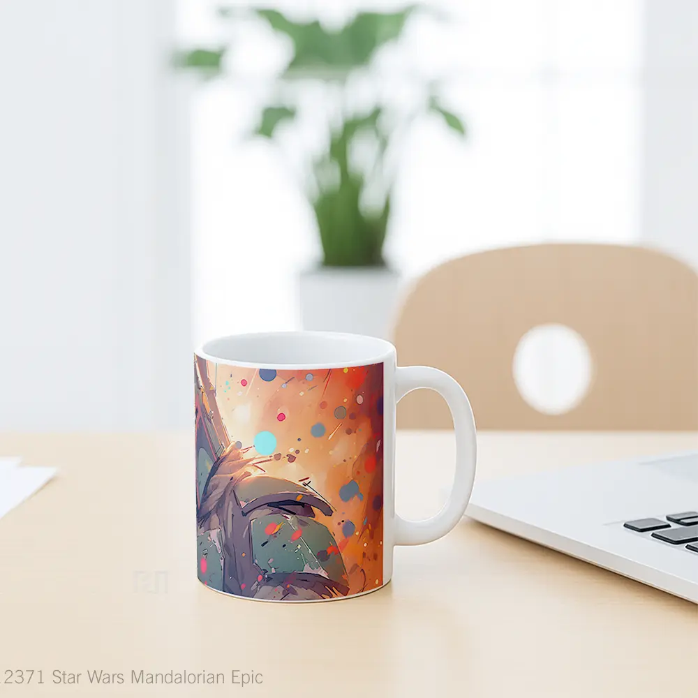 Mug Star Wars Mandalorian Epic Koleksi Mug Limited Edition - All-side / Desain