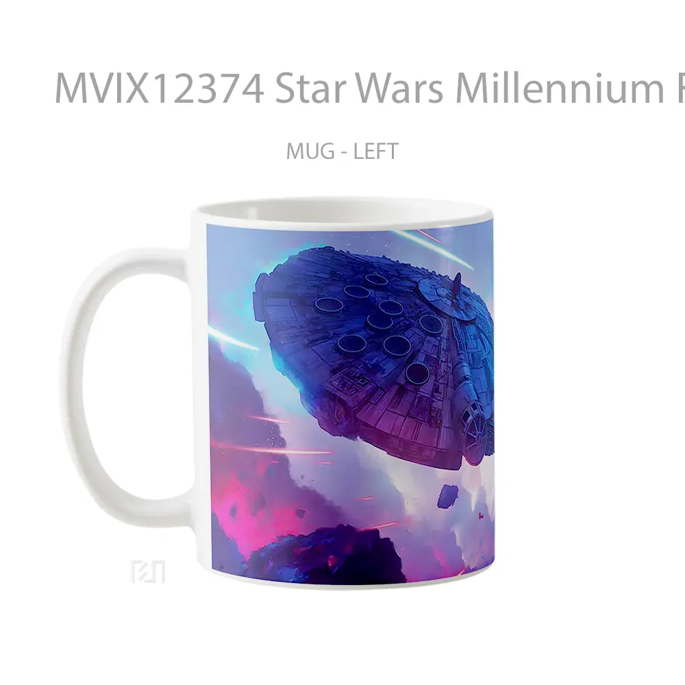 Mug Star Wars Millennium Falcon Koleksi Mug Limited Edition - All-side / Desain