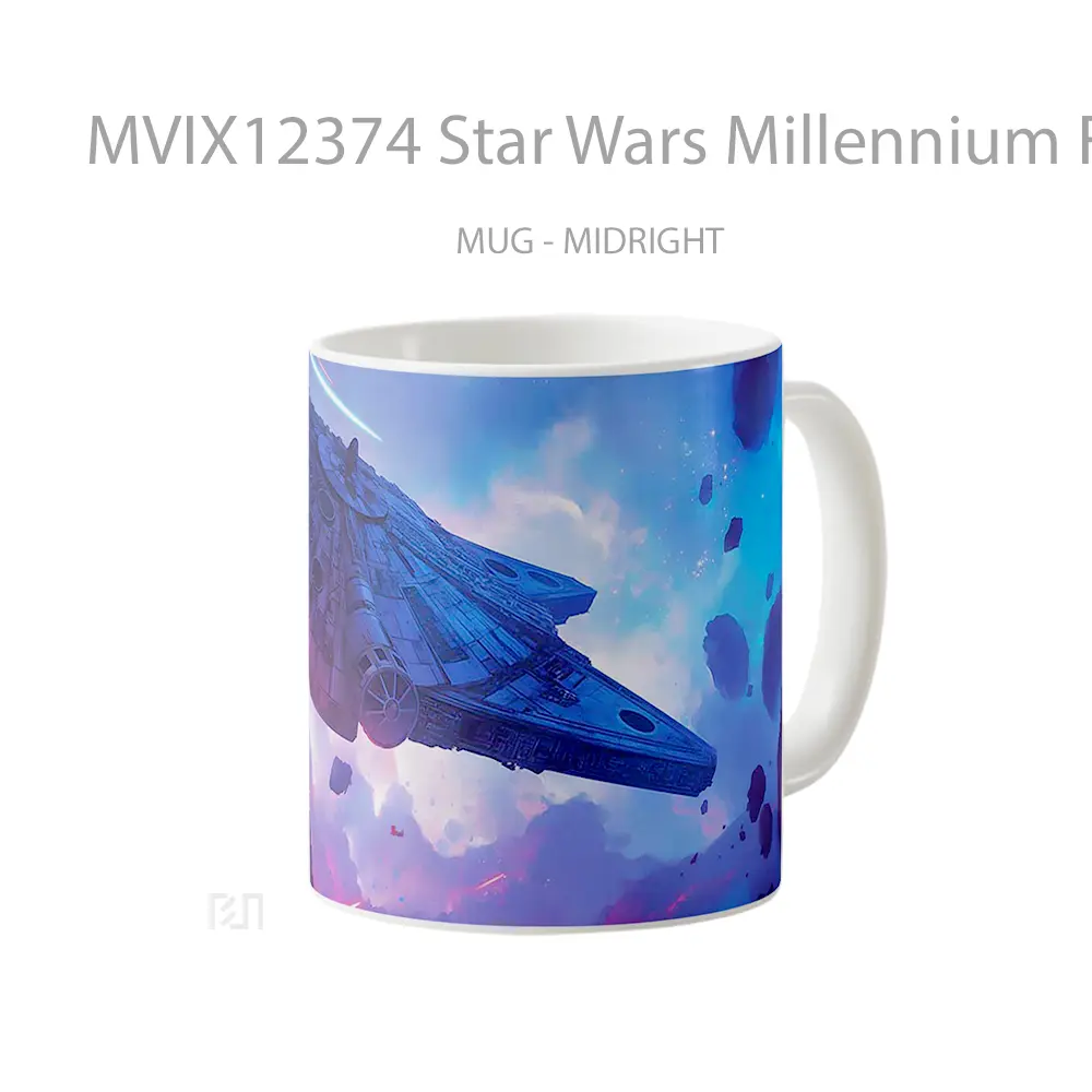 Mug Star Wars Millennium Falcon Koleksi Mug Limited Edition - All-side / Desain