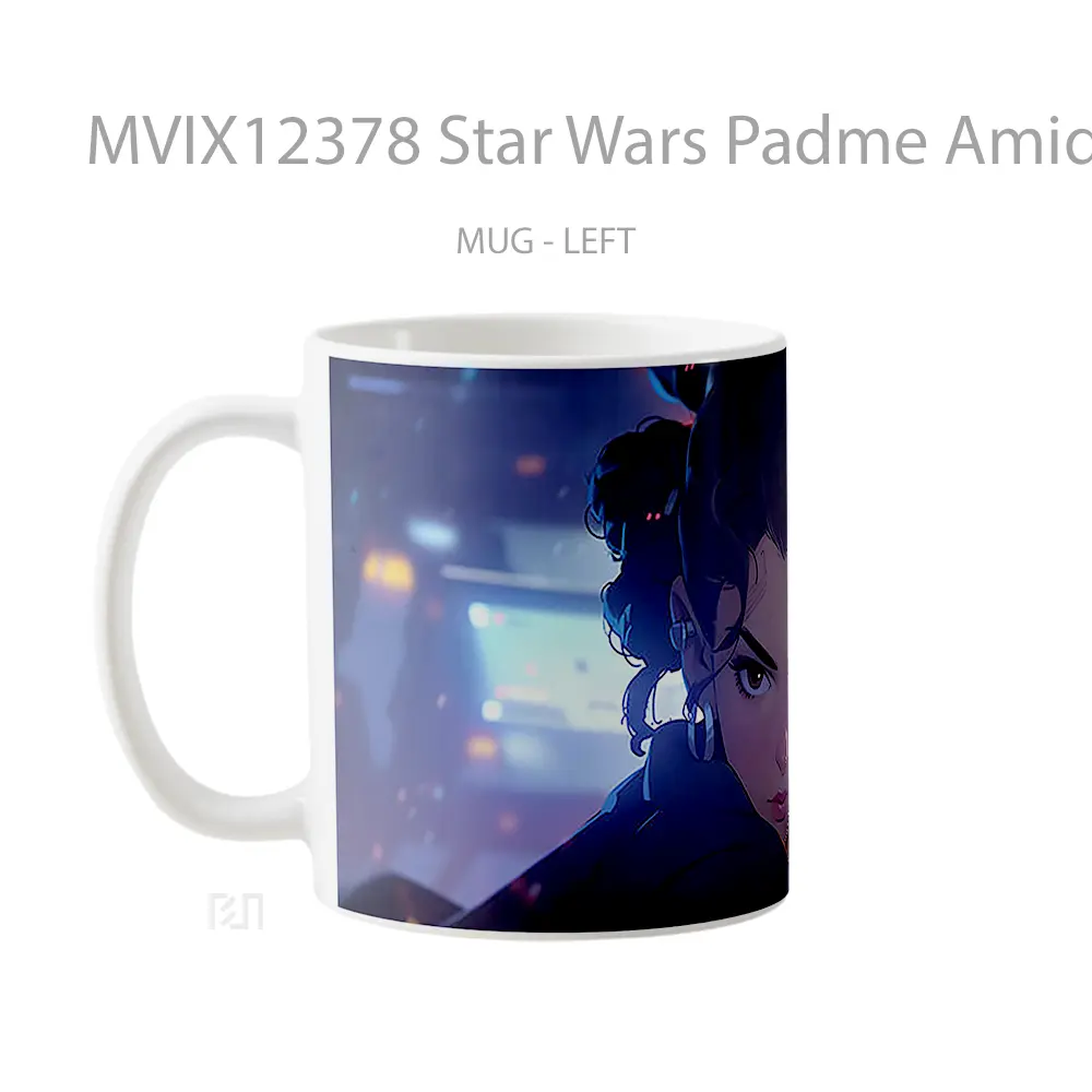 Mug Star Wars Padme Amidala Gelas Keramik Desain Unik - All-side / Desain