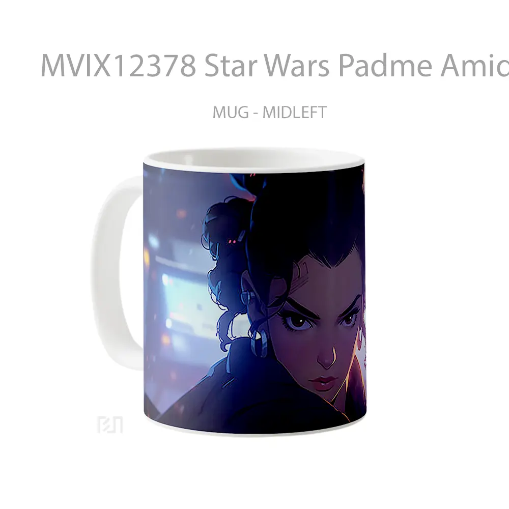 Mug Star Wars Padme Amidala Gelas Keramik Desain Unik - All-side / Desain