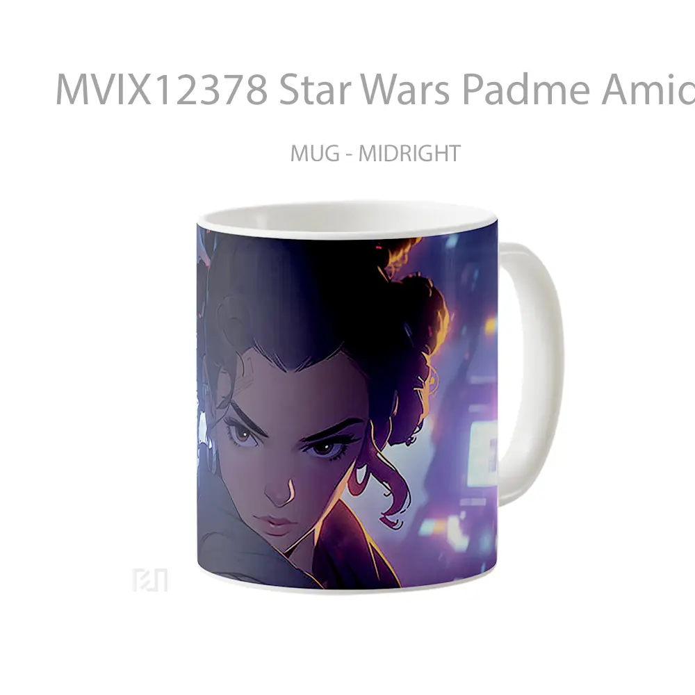 Mug Star Wars Padme Amidala Gelas Keramik Desain Unik - All-side / Desain