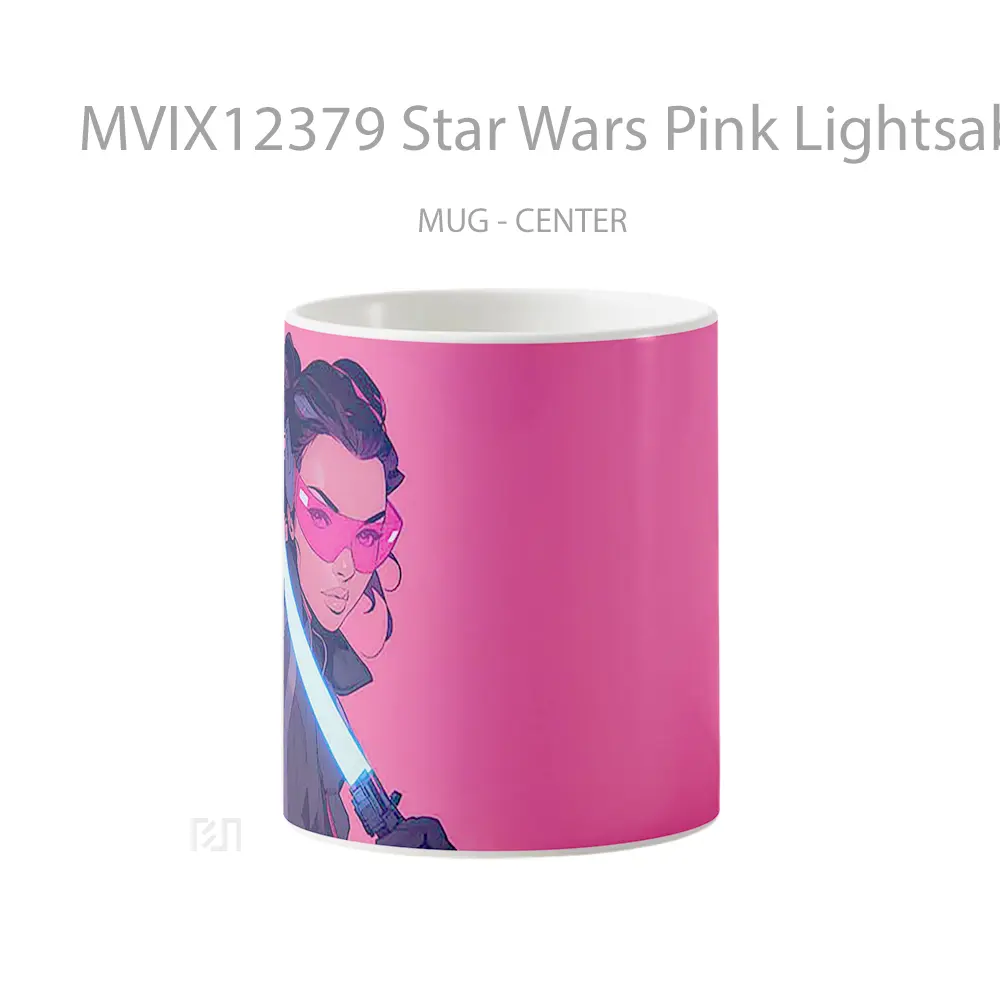 Mug Star Wars Pink Lightsaber Girl Koleksi Mug Limited Edition