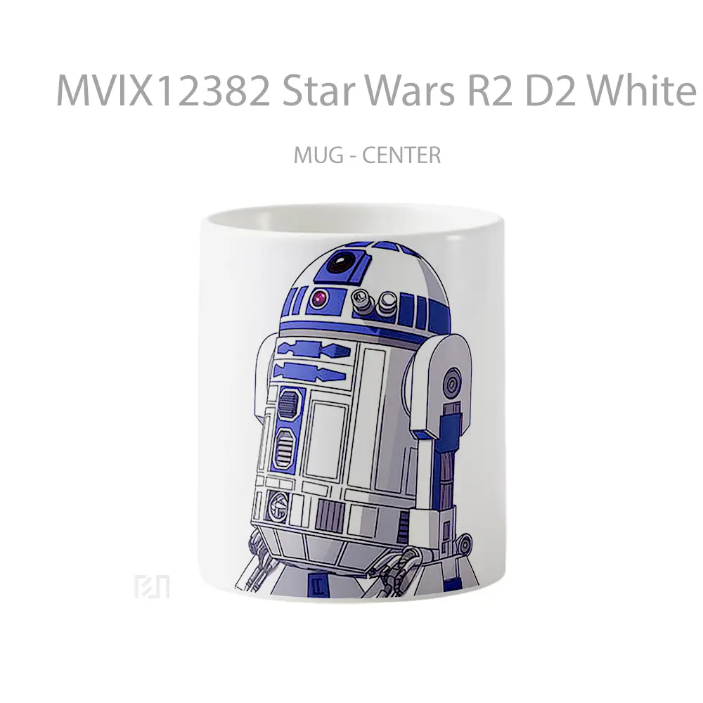 Mug Star Wars R2 D2 White Hadiah Lucu dan Menarik