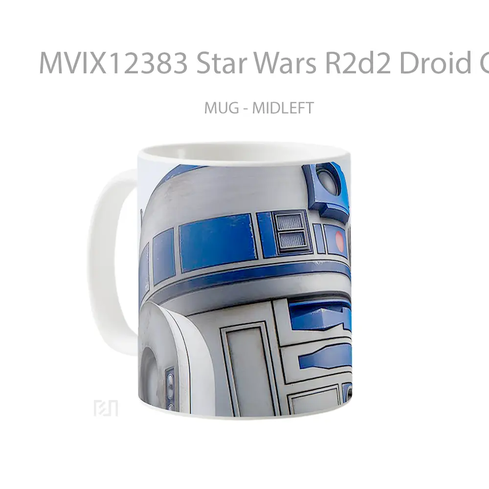 Mug Star Wars R2D2 Droid Charm Gelas Keramik Desain Unik - All-side / Desain
