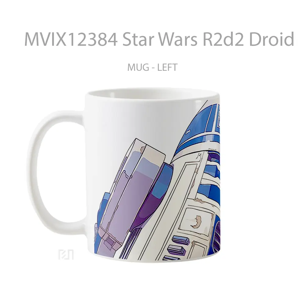 Mug Star Wars R2D2 Droid Koleksi Mug Limited Edition - All-side / Desain