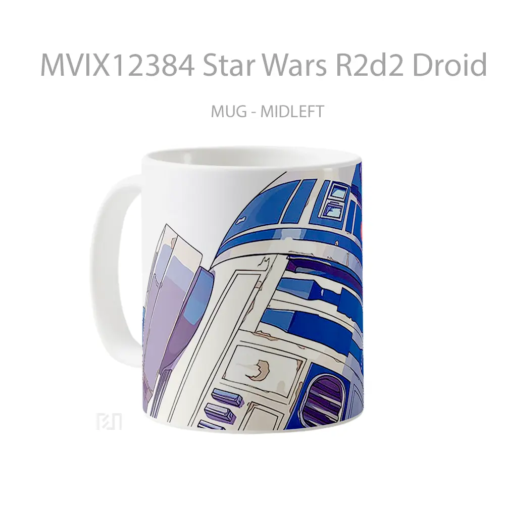 Mug Star Wars R2D2 Droid Koleksi Mug Limited Edition - All-side / Desain