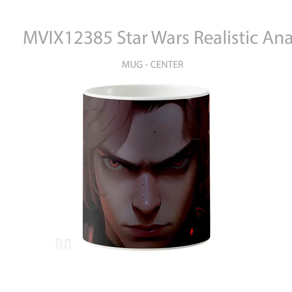 Mug Star Wars Realistic Anakin Skywalker Mug Aesthetic Koleksi Spesial