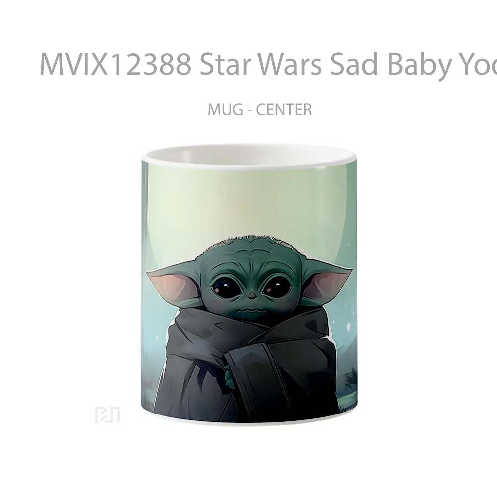 Mug Star Wars Sad Baby Yoda Koleksi Mug Limited Edition