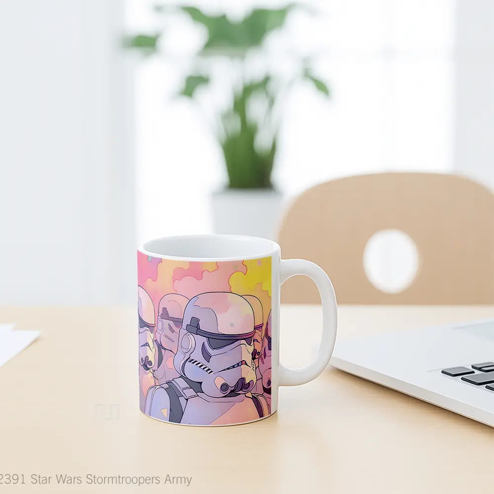Mug Star Wars Stormtroopers Army Gelas Keramik Desain Unik - All-side / Desain