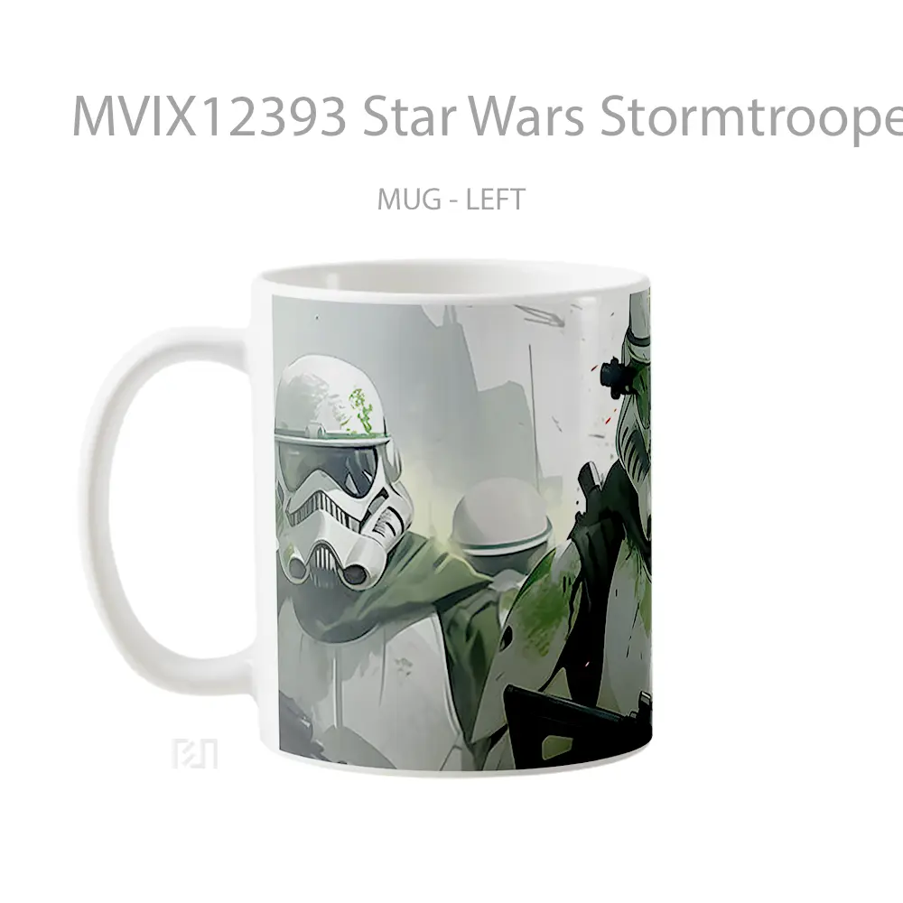 Mug Star Wars Stormtroopers With Blaster Hadiah Lucu dan Menarik - All-side / Desain