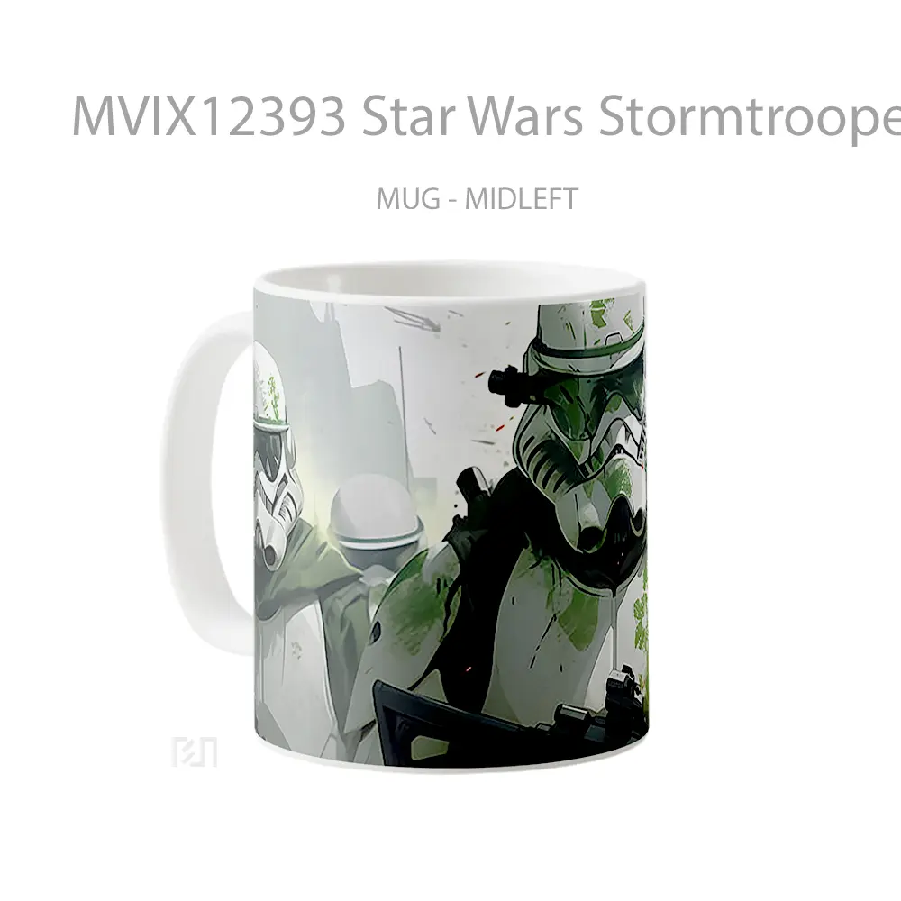 Mug Star Wars Stormtroopers With Blaster Hadiah Lucu dan Menarik - All-side / Desain
