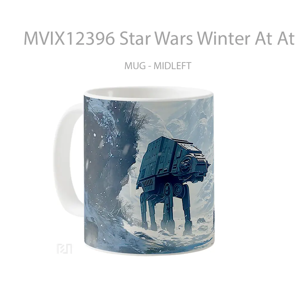 Mug Star Wars Winter At At Mug Aesthetic Koleksi Spesial - All-side / Desain