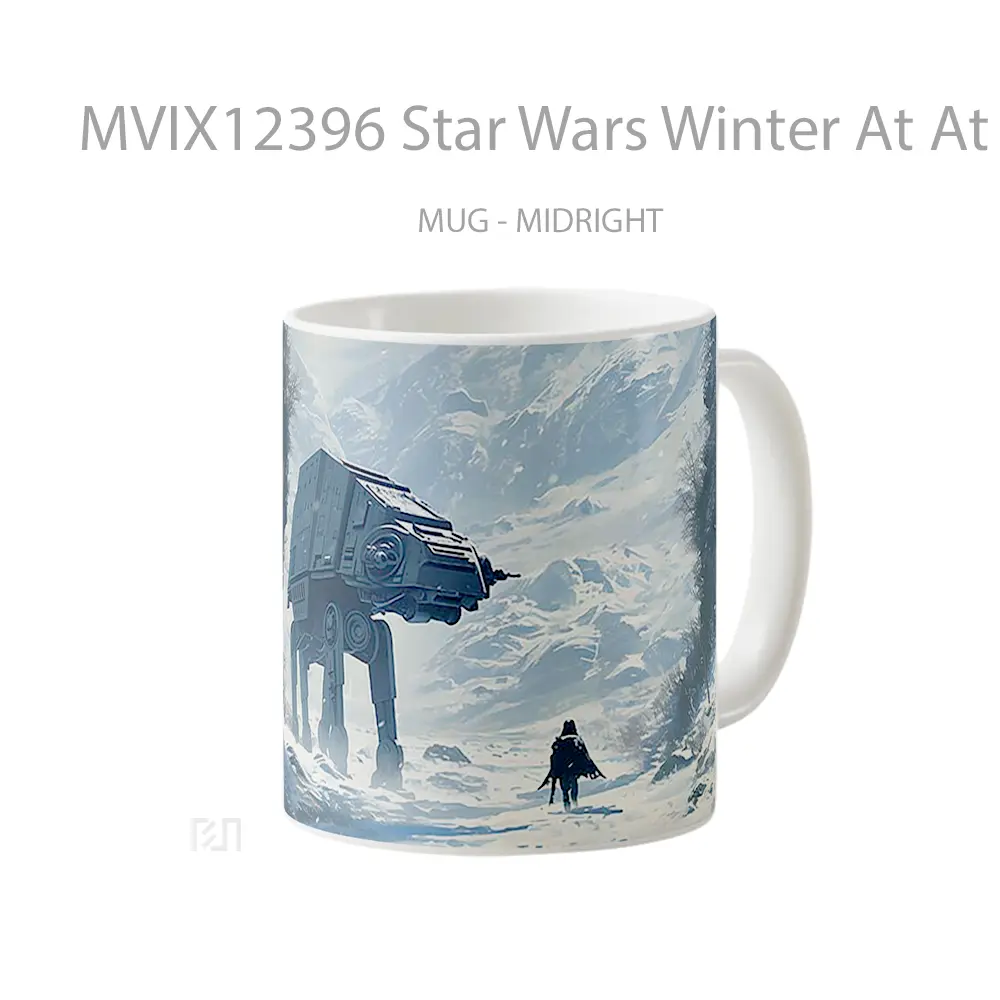Mug Star Wars Winter At At Mug Aesthetic Koleksi Spesial - All-side / Desain