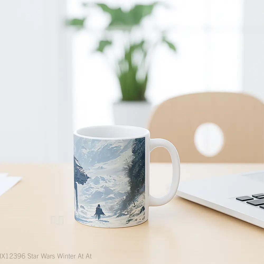 Mug Star Wars Winter At At Mug Aesthetic Koleksi Spesial - All-side / Desain