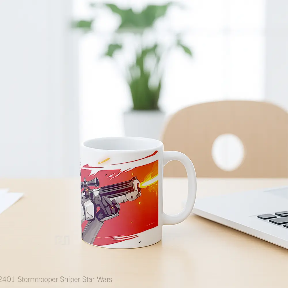 Mug Stormtrooper Sniper Star Wars Hadiah Lucu dan Menarik - All-side / Desain