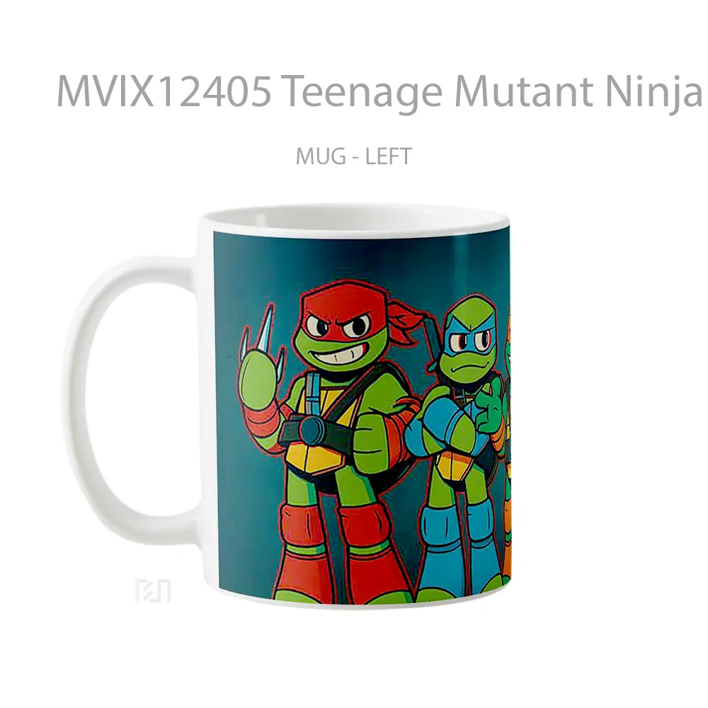 Mug Teenage Mutant Ninja Turtles Team Pose Mug Aesthetic Koleksi Spesial - All-side / Desain