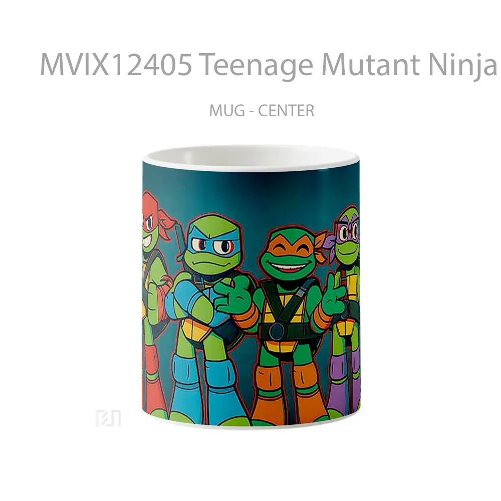 Mug Teenage Mutant Ninja Turtles Team Pose Mug Aesthetic Koleksi Spesial