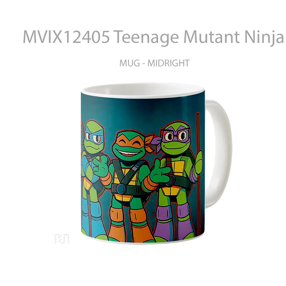 Mug Teenage Mutant Ninja Turtles Team Pose Mug Aesthetic Koleksi Spesial - All-side / Desain