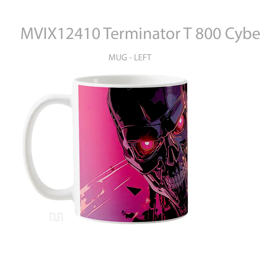 Mug Terminator T 800 Cyberdyne Systems Mug Aesthetic Koleksi Spesial - All-side / Desain