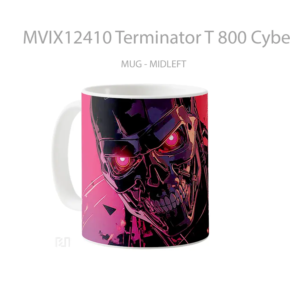 Mug Terminator T 800 Cyberdyne Systems Mug Aesthetic Koleksi Spesial - All-side / Desain
