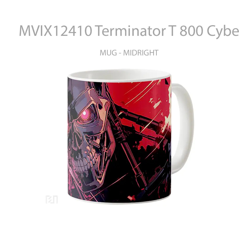 Mug Terminator T 800 Cyberdyne Systems Mug Aesthetic Koleksi Spesial - All-side / Desain